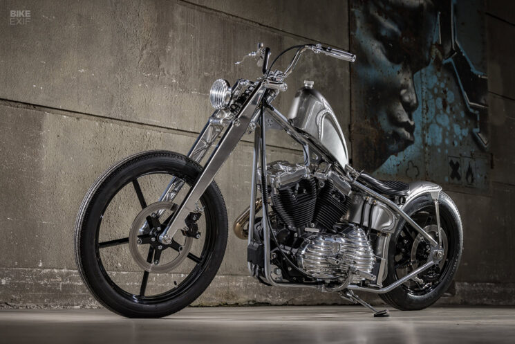 Harley Sportster chopper by Rough Crafts