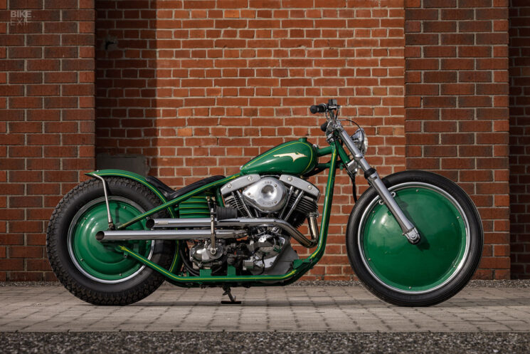 1973 Harley Shovelhead hardtail by Fatech, Japan