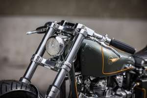 1965 Triumph TR6 café racer by Heiwa MC