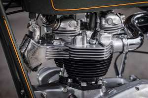 1965 Triumph TR6 café racer by Heiwa MC