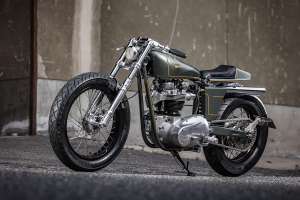 1965 Triumph TR6 café racer by Heiwa MC