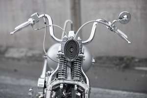 2001 Harley-Davidson Softail Deuce chopper by One Way Machine
