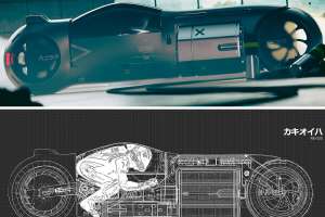 Ultracapacitor motorcycle concept 2