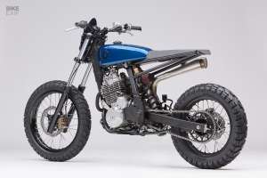 Honda NX650 Dominator scrambler by Earth Motorcycles