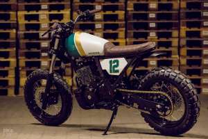 Honda NX650 Dominator street tracker by HB-Custom