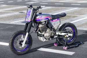 1994 Honda NX650 Dominator supermoto by Adrenaliner Design, Poland