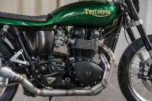2015 Triumph Bonneville T100 street tracker by Rno Cycles
