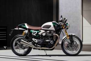 The 2026 Triumph Speed Twin Cafe Racer Edition limited edition motorcycle